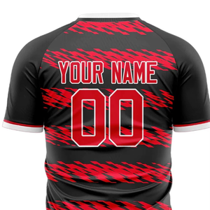 Camiseta de Fútbol Personalizable de Alta Calidad, Manga Corta, 100% Poliéster, Secado Rápido, Transpirable, Unisex, para Adultos, Venta al Por Mayor - Product Image 4