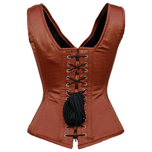 Corsé Steampunk al por mayor de fábrica, corsé overbust y bustiers, corsé de mujer con varillas de acero para entrenamiento de cintura - Product Image 5