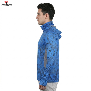 Sudadera con Capucha para Pesca de Manga Larga, Diseño de Primera Calidad, Secado Rápido y Cómoda, Tallas Grandes Disponibles - Product Image 2