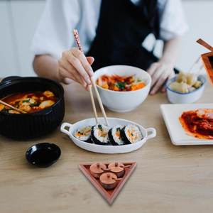 Handcrafted Wooden <b>Spice</b> Box <b>Set</b> | Triangular Condiment <b>Jars</b> with Tray | Kitchen Storage Organizer - Product Image 5