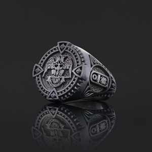 แหวน BOJ RCJ รุ่น 008 แหวนรับปริญญาสำหรับบุรุษและสตรี  ประดับเพชรเงินแท้  ของขวัญสำหรับงานปาร์ตี้ ราคาประหยัด - Product Image 2