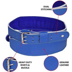 Unisex Cowhide <b>Leather</b> 4 Inch <b>Wide</b> Gym <b>Belt</b> Custom Powerlifting <b>Belts</b> for Crossfit Training & Fitness for Men & Women - Product Image 5