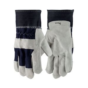 Working <b>Gloves</b> Protection Working New Style Leather Safety Working <b>Gloves</b> Oil Resistant Anti-Chemical Non-Slip Protection - Product Image 4
