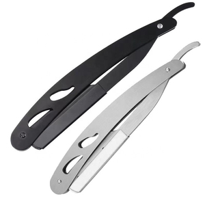 Stainless Steel <b>Single</b> <b>Blade</b> Disposable <b>Razor</b> Manual Shaving Tool for Face & Body Barber Shop Use Male Grooming - Product Image 1