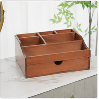 Plateau de rangement multifonctionnel en bois à 3 niveaux, design minimaliste rectangulaire, écologique, pour flacons de parfum, organisation de la chambre