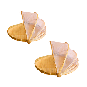 Bandeja de Bambú Premium con Malla, Material Natural Tradicional y Ecológico, Disponible en Varios Tamaños, Artesanía Vietnamita - Product Image 1