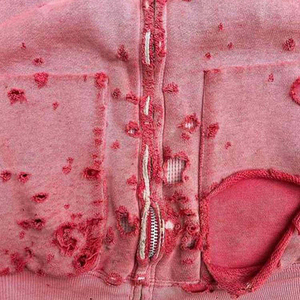 Premium Style Classic Look Durable Distressed Hoodies for Women Available In All Size With Custom Logo Women Distressed Hoodies - Product Image 4