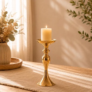 Candelabro de Metal de Primera Calidad con Diseño Elegante para Decoración de Bodas, Disponible a Precio de Fábrica - Product Image 3