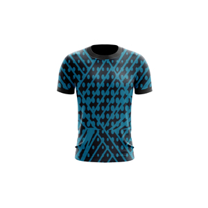 T-shirt en polyester personnalisé par sublimation pour hommes, séchage rapide, respirant, tee-shirt de sport, fabricant OEM - Product Image 1