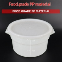 Seau de stockage de céréales alimentaires moderne, transparent, anti-humidité et anti-insectes, avec couvercle, pour riz, farine et autres grains