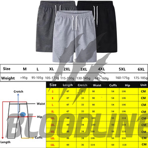 Shorts Bermuda décontractés pour homme BLOODLINE, bleu marine, taille mi-haute, élastiques, respirants, en maille, motif camouflage, en PU, avec poches - Product Image 2
