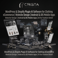 Logiciel IA pour WordPress et Shopify : Plugin IA pour le design de sites e-commerce de vêtements, applications mobiles Android/iOS, logiciel IA ERP et CRM