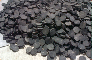Boutons ronds en corne de buffle polie, écologiques, noirs, pour la couture de vêtements, manteaux, chemises, artisanat, vente en gros - Product Image 6