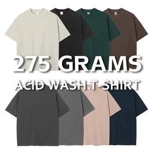 เสื้อยืดคอตตอนคุณภาพพรีเมียม พิมพ์ลายโลโก้ตามสั่ง สำหรับผู้ชาย เสื้อยืดโอเวอร์ไซส์เรียบๆ พิมพ์ลายตามสั่ง - Product Image 4