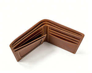 [En Stock] [Precio de Venta al Público] Cartera Bifold para Hombre Castello, RFID, Cuero Genuino Crazy Horse, Marrón Claro - Product Image 4