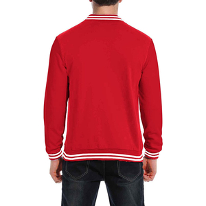 Wholesale Custom Logo Baseball Varsity Hooded Stand <b>Jacket</b> Unisex High Quality Patches Canvas Letter Pattern Full Sleeves Front - Product Image 2