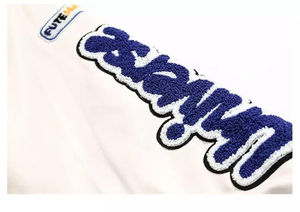 Parches de Chenilla Bordados OEM Personalizados para Chaquetas Varsity, Mangas de Lana/Poliéster Impermeables para Invierno, Botones de Béisbol, Tallas Grandes - Product Image 6