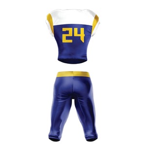 Uniforme Profesional de Fútbol Americano, Ropa Deportiva Personalizada para Equipos, Jersey y Pantalones de Poliéster Premium, Fabricante, Pedidos al por Mayor - Product Image 2