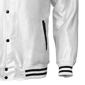 Veste en satin OEM ODM de haute qualité, vêtements d'extérieur tendance pour hommes, veste en satin en tissu de soie lisse, vêtements décontractés élégants, veste en satin - Product Image 4