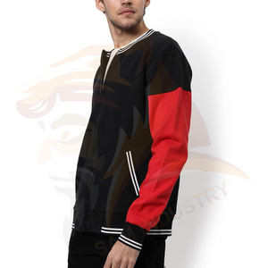 Chaquetas Varsity para Hombre, Nuevo Diseño, Más Vendidas, Color Sólido, Calidad Premium, Cuello Alto, Logotipo Frontal, Ecológicas, para Invierno - Product Image 3