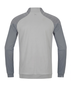 Chaqueta Deportiva Gris para Hombre con Cuello Alto, Cierre de Cremallera, Material de Poliéster Transpirable, para Otoño - Product Image 2