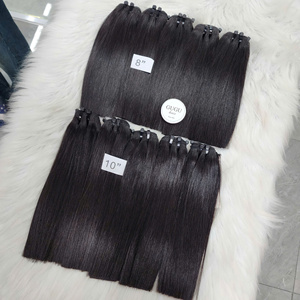 ผม GUGU HAIR แท้ 100% ผมเวอร์จินเวียดนามแบบดิบ เกรด 12A ต่อผมแบบเครื่องจักรเย็บสองชั้น ซุปเปอร์ดับเบิ้ลดรอน ผมตรงแบบ Bone Straight แบบเป็นมัด - Product Image 1