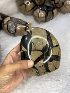Premium Natural Septarian Free Form <b>Crystal</b> Stone Polished Druzy Mineral Specimen Home Decor Healing Collection Gift - Product Image 3