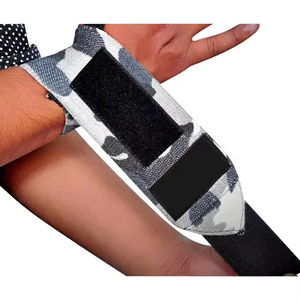 Sangles de soutien du poignet en néoprène respirant antidérapant avec fermeture auto-agrippante pour la musculation et l'utilisation en salle de sport (football) - Product Image 3