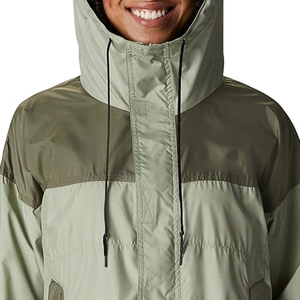Chaqueta Cortavientos Impermeable con Capucha, Ligera y Personalizada, con Relleno de Algodón Estampado, Ropa de Exterior para Mujer, Proveedor OEM - Product Image 6