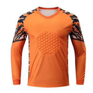 Jersey de Portero de Fútbol Unisex de Alta Calidad, 100% Poliéster, Transpirable, Elástico, Ligero y de Secado Rápido para Uso Profesional - Product Image 3