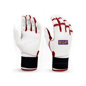 New Baseball Batting Gloves Genuine Leather Material Fully Customize Logo Color Baseball Batting Gloves Hot Selling Manufacturer - Product Image 1