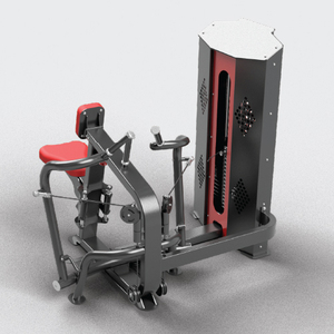 Máquina de entrenamiento de espalda con carga de discos para remo sentado, equipo de gimnasio - Product Image 6
