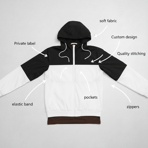 Vestes de randonnée imperméables pour hommes, coupe-vent, sport, camping, trekking, automne, 100% polyester, matelassées - Product Image 6