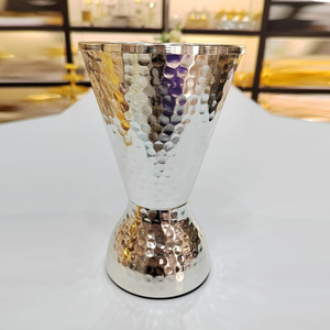 Magnifique ensemble de brûleurs d'encens en forme d'heureuse en acier martelé, finitions métalliques or et argent, forme ronde pour une aromathérapie relaxante - Product Image 2