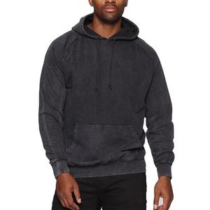 Sweat à capuche vintage pour homme de haute qualité, délavé à l'acide, avec logo personnalisé, best-seller pour l'hiver, prix raisonnable, anti-rétrécissement, motif lettres - Product Image 1