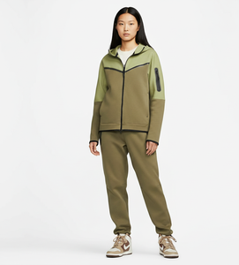 Conjunto de chándal de invierno para mujer, de peso medio, con cremallera, pantalones de pierna ancha y sudadera con capucha. - Product Image 6