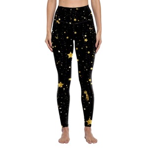 Leggings de Spandex/Nylon Transpirables de Alta Calidad para Mujer |   Bolsillos con Diseño en Espiral |   Pantalones de yoga y fitness de cintura elástica y largo completo - Product Image 3