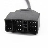 Cable de Extensión OBD de Cobre Personalizado para Autos, Camiones, Motocicletas y Dispositivos de Diagnóstico - Aislamiento de Goma PVC Duradero, 300 mm de Longitud
