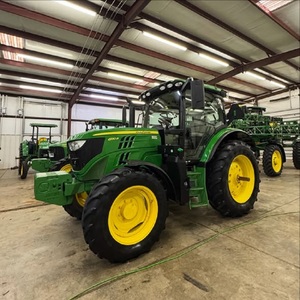 Tracteur John Deere 95HP d'occasion en bon état avec cabine 4x4, puissante machine agricole pour travaux agricoles lourds, livraison rapide - Product Image 3