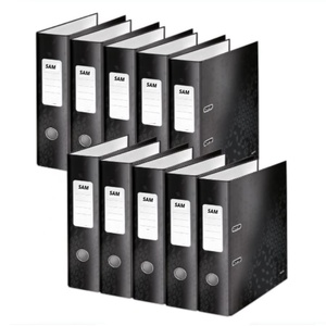 A4 75mm PVC Lever Arch <strong>File</strong> 10 Pack Durable A4 Folder Home Office Use Embossed <strong>Pattern</strong> Lever Arch <strong>File</strong> - Product Image 2