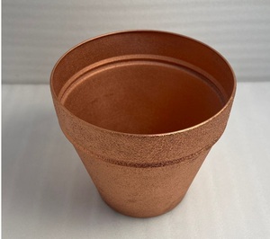 Handmade Iron <b>Planter</b> With Elegant Copper Texture Finish For Home And Garden Decoration At Wholesale Price - Product Image 1