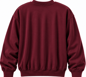 Sweat-shirt à col rond personnalisé avec logo pour homme, coupe classique, en molleton, pull-over décontracté d'automne, tricoté, avec strass sur le devant, 100% coton, sans nickel - Product Image 2