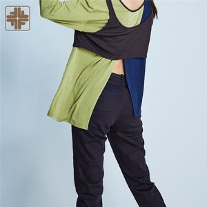 Pantalon de jogging sport décontracté pour femme, taille mi-haute, devant plat, respirant, bleu foncé, OEM ODM - Product Image 5