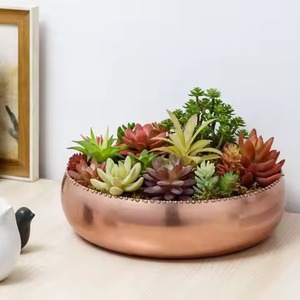 Jardinière en métal créative, pot de fleurs élégant pour l'intérieur et l'extérieur, récipient décoratif pour la maison, le jardin, le balcon - Product Image 2