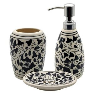Bathroom Ceramic Soap <b>Dispenser</b> 500ml Elegant <b>Pump</b> <b>Bottle</b> for Hand Wash Lotion Sanitizer Kitchen Accessories - Product Image 5