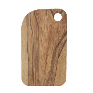 Planche à découper en bois d'acacia brun, planche à découper de cuisine pour viande, fromage, charcuterie, forme rectangulaire avec poignée pour la cuisine - Product Image 2