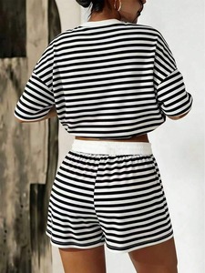 Conjunto de Dos Piezas para Mujer, Algodón Transpirable Estampado, Nueva Colección 2026, Servicio OEM, Ropa Casual de Verano, Precio al por Mayor - Product Image 2