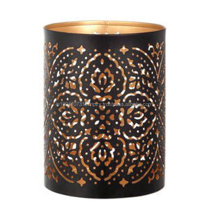 Vela de Metal negro hecha a mano más vendida para fiestas de Navidad y bodas para decoración de Mesa del hogar artesanía india - Product Image 2