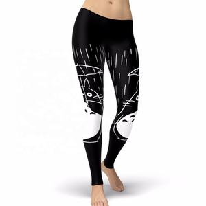Mallas de entrenamiento de gimnasio de cintura alta para mujer con cierre de cordón Color sólido Scrunch Butt Style Pants - Product Image 3