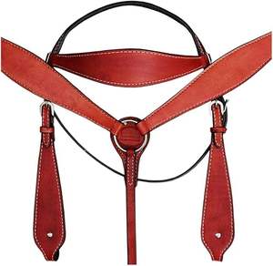 Testiera per Cavallo in Pelle Argentina Fatta a Mano con Design Antico, Attrezzatura Western per <span class=keywords><strong>Cavalli</strong></span> per Tutte le Stagioni - Product Image 1